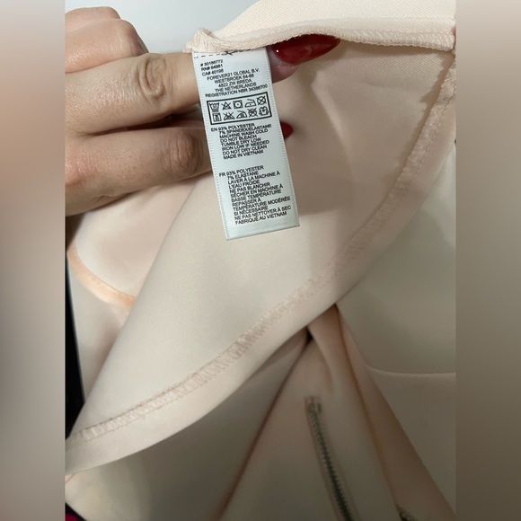 Peplum zip up top - Picture 4 of 4